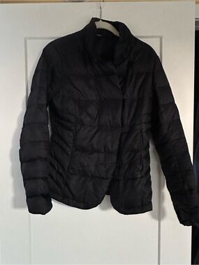Nau Black Quilted Packable Puffer Jacket